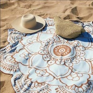 Lotus towel - yoga meditation